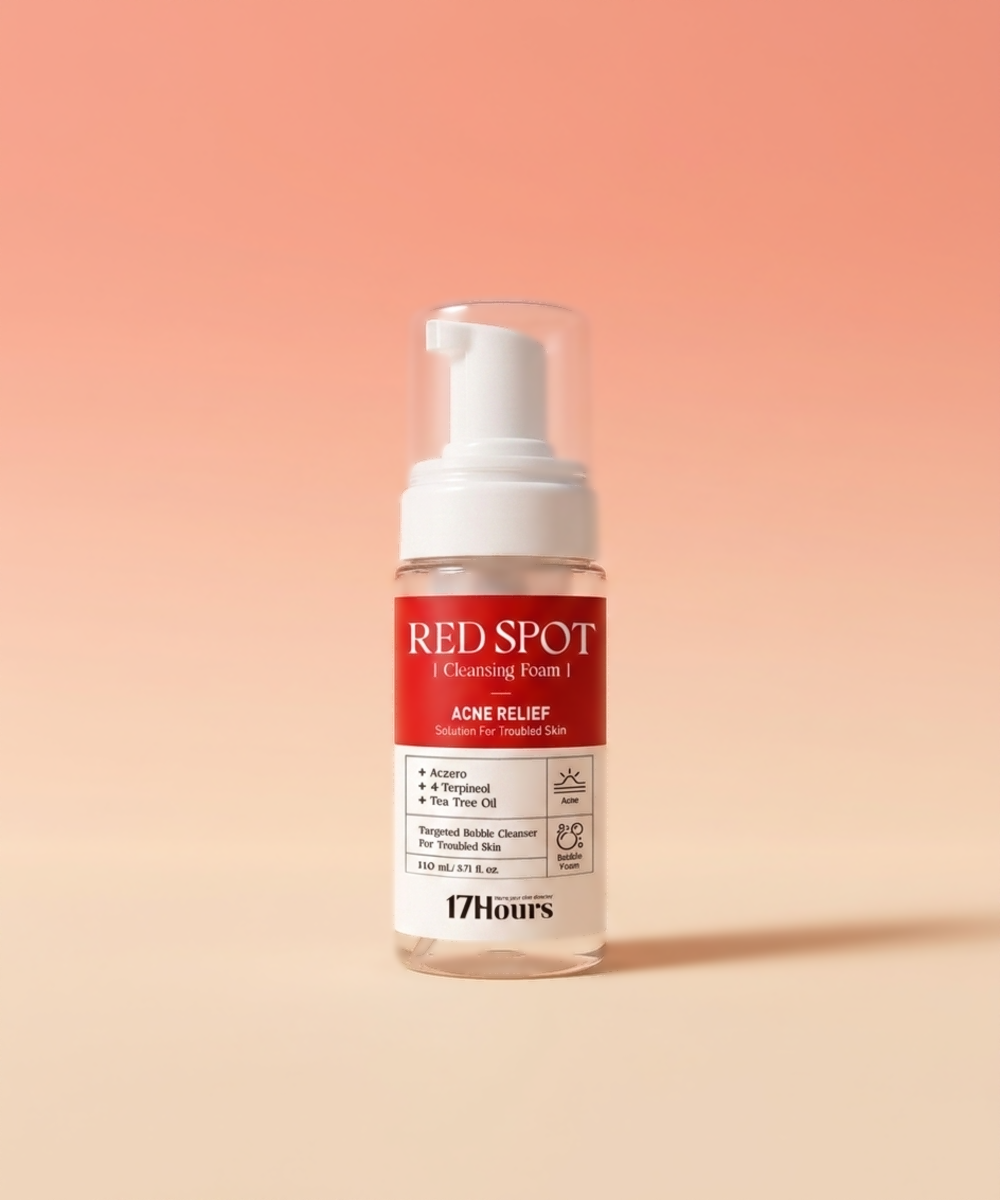 piyonna Mousse Nettoyante Red Spot 110ml Soins visage Démaquillage Mousse nettoyante