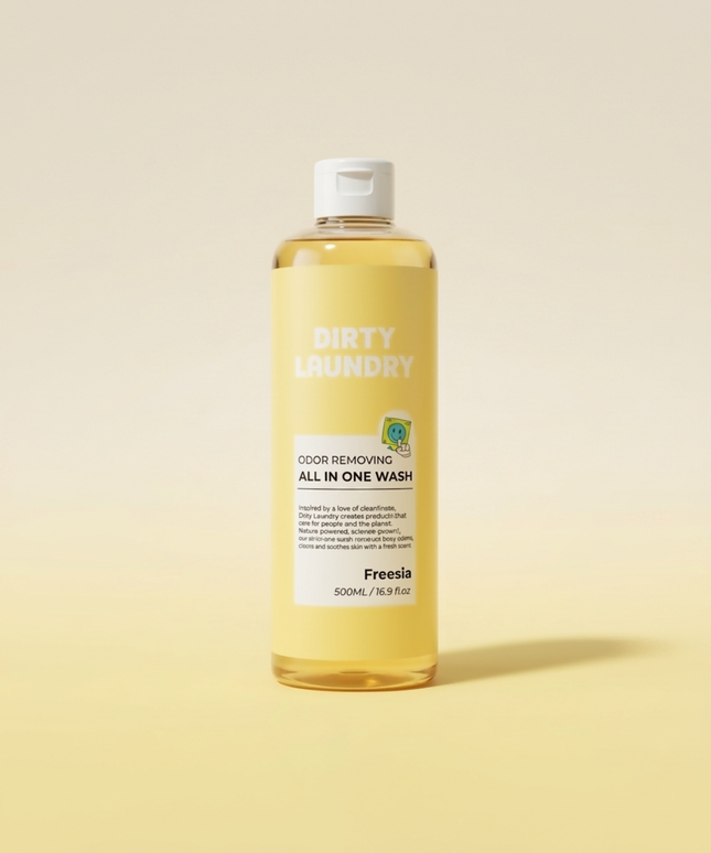 piyonna Dirty Laundry All In One Wash Freesia Hair & Body Care Body Care Body Wash