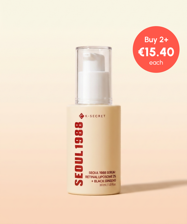 piyonna [BUY 2, GET 30% OFF] SEOUL 1988 Serum : Retinal Liposome 2% + Black Ginseng Face Care Serum