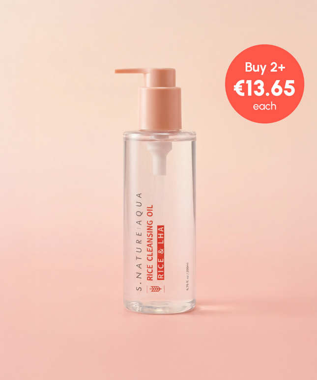 piyonna [BUY 2, GET 30% OFF] Huile démaquillante au riz Aqua (200 ml) Soins visage Démaquillage Huile dém.