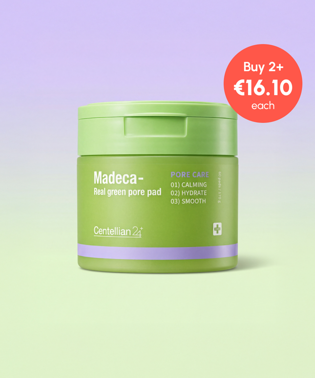 piyonna [BUY 2, GET 30% OFF] Madeca Real Green Pore Pad 60 Sheets Face Care Toner Toner Pad