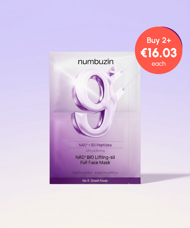 piyonna [BUY 2, GET 30% OFF] Masque tissu lifting NAD Bio N°9 (4 pcs) Masque Masque visage