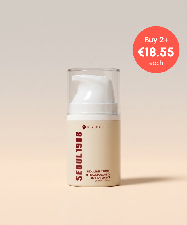 piyonna [BUY 2, GET 30% OFF] SEOUL 1988 Cream : Retinal Liposome 1% + Fermented Rice Soins visage Crème
