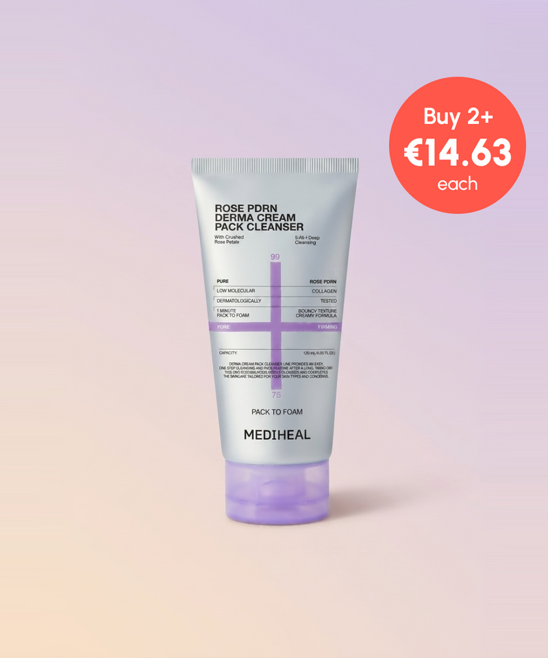 piyonna [BUY 2, GET 30% OFF] Derma Cream Pack Cleanser_Rose PDRN Pore Firming Soins visage Démaquillage Mousse nettoyante