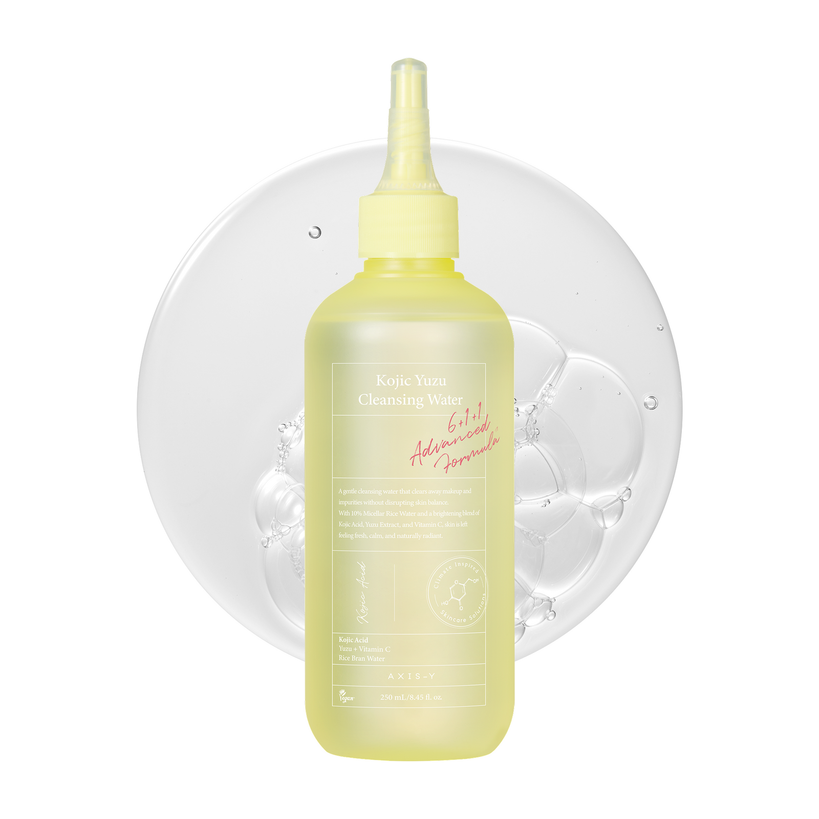 piyonna Kojic Yuzu Cleansing Water 250ml Soins visage Démaquillage Huile dém.