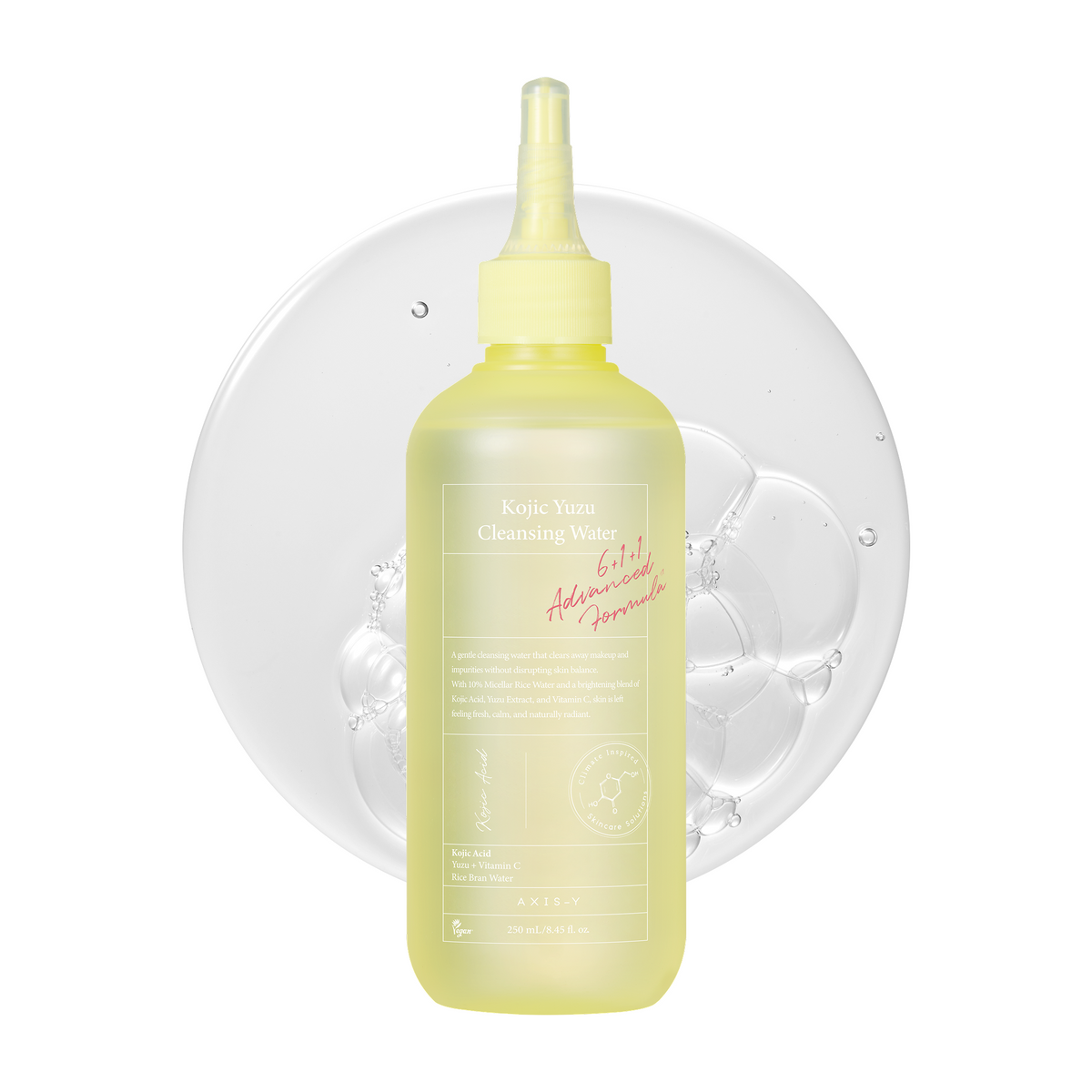 piyonna Kojic Yuzu Cleansing Water 250ml Soins visage Démaquillage Huile dém.