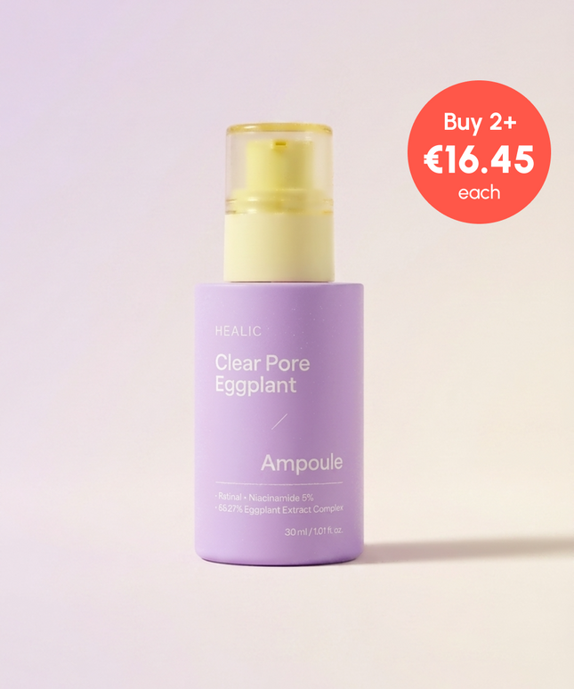 piyonna [BUY 2, GET 30% OFF] Healic Clear Pore Eggplant Retinal Ampoule 30ml Face Care Serum