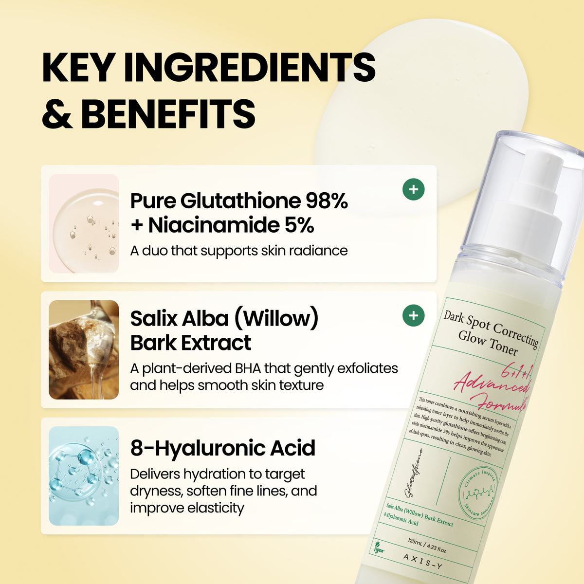piyonna Dark Spot Correcting Glow Toner 125ml Face Care Toner Liquid Toner