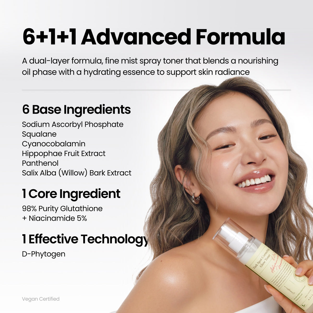 piyonna Dark Spot Correcting Glow Toner 125ml Face Care Toner Liquid Toner