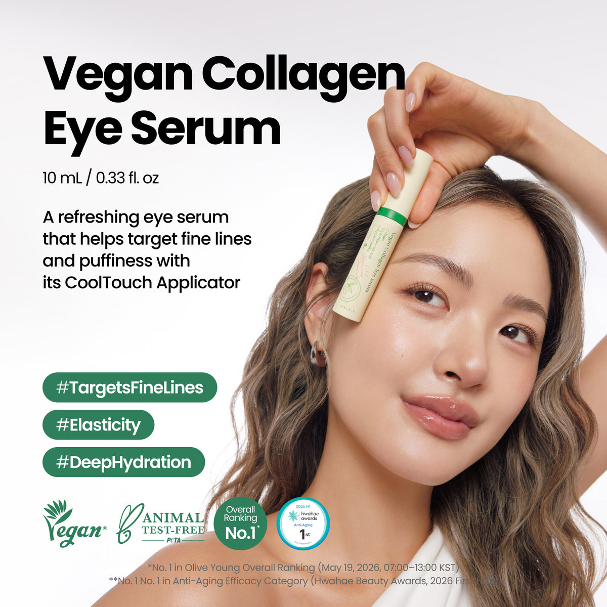 piyonna Vegan Collagen Eye Serum 10ml Face Care Eye Care