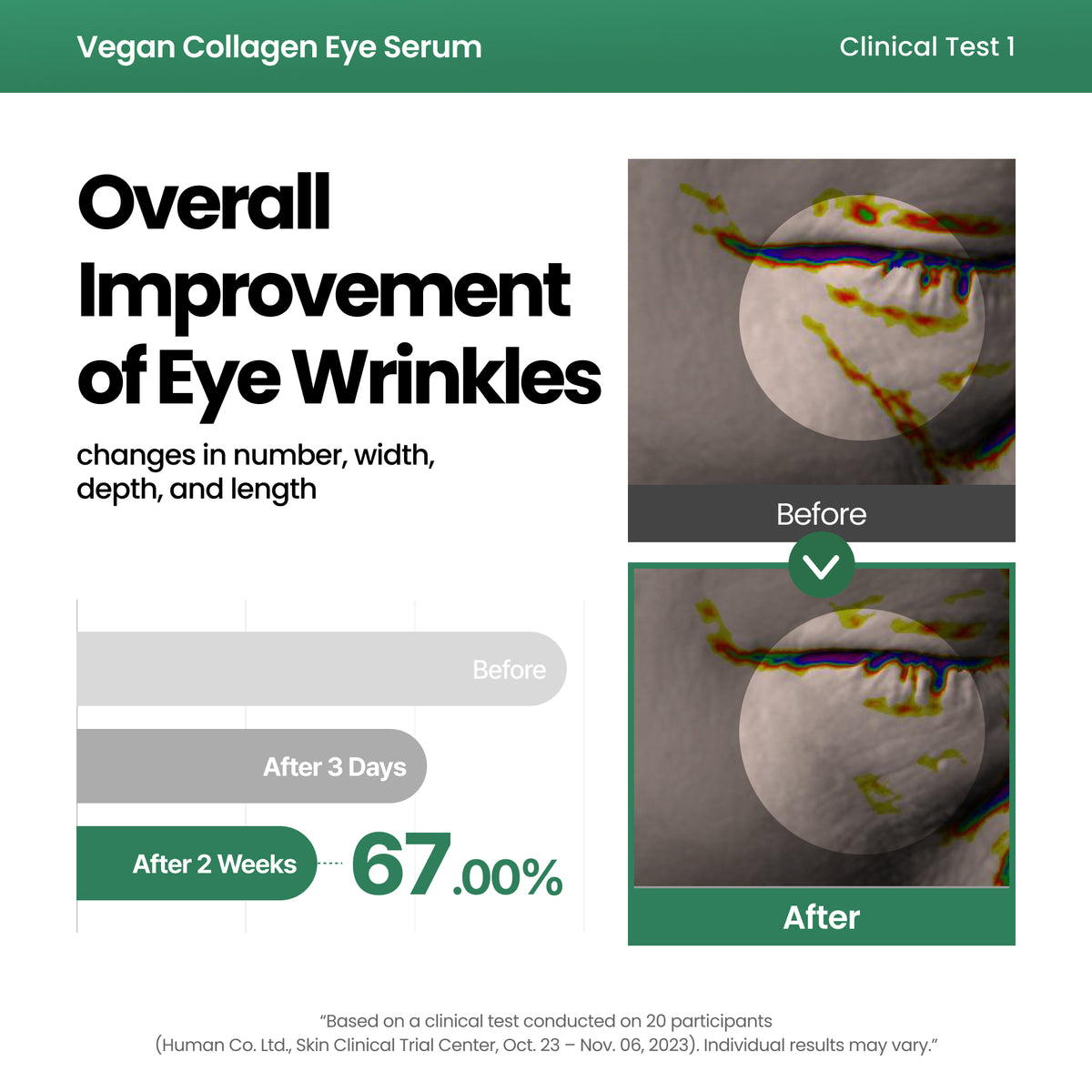 piyonna Vegan Collagen Eye Serum 10ml Face Care Eye Care