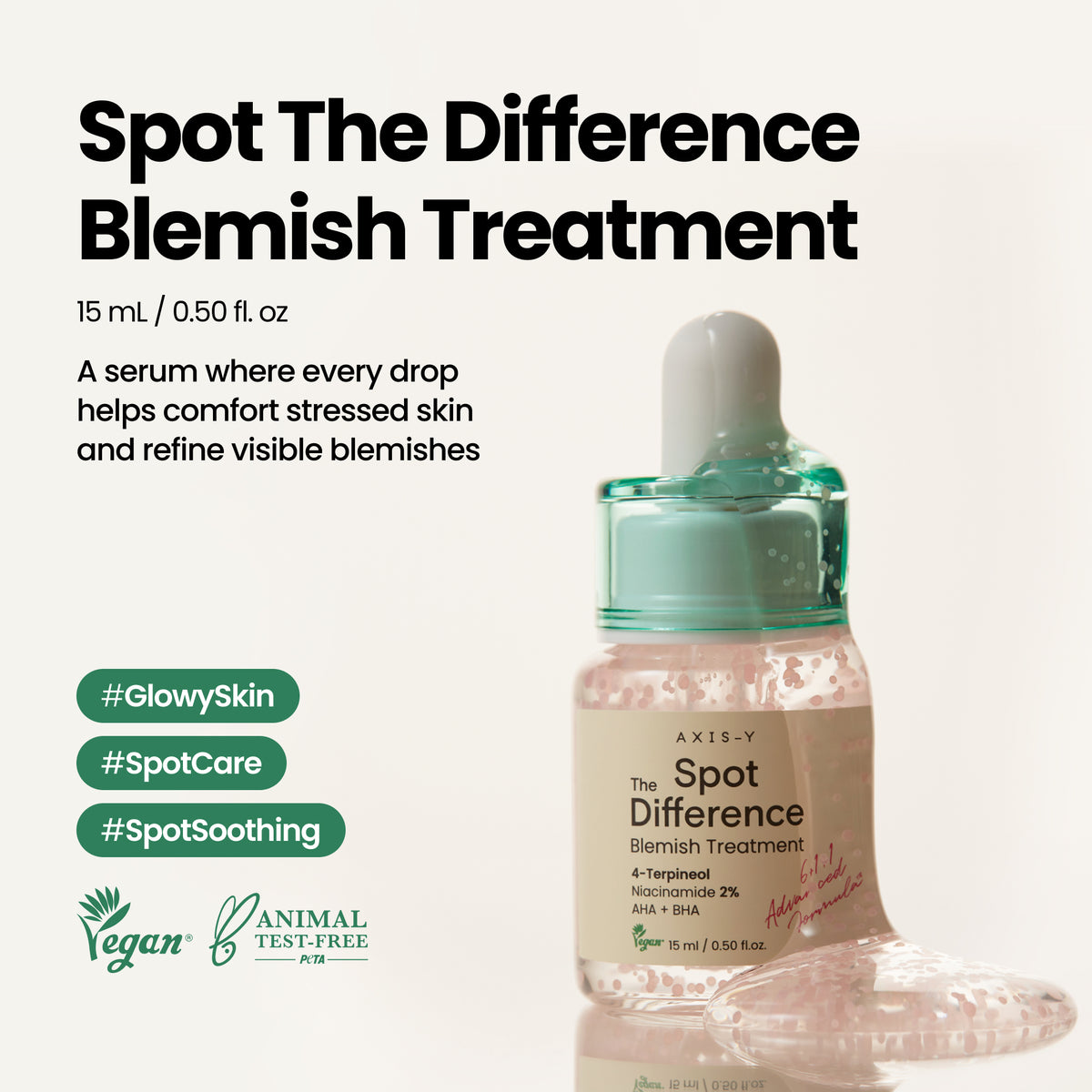 piyonna Spot The Difference Blemish Treatment Soins visage Sérum