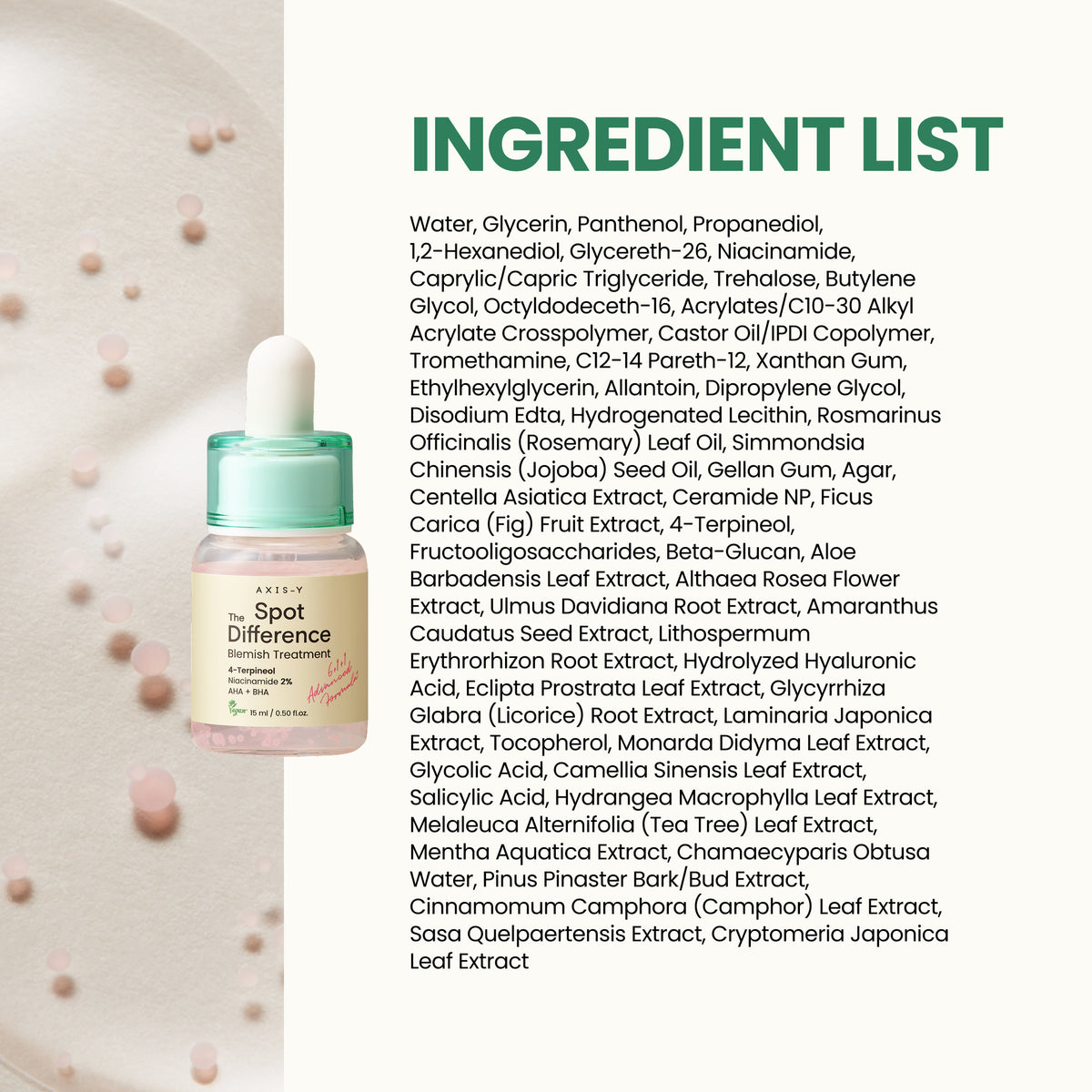piyonna Spot The Difference Blemish Treatment Soins visage Sérum