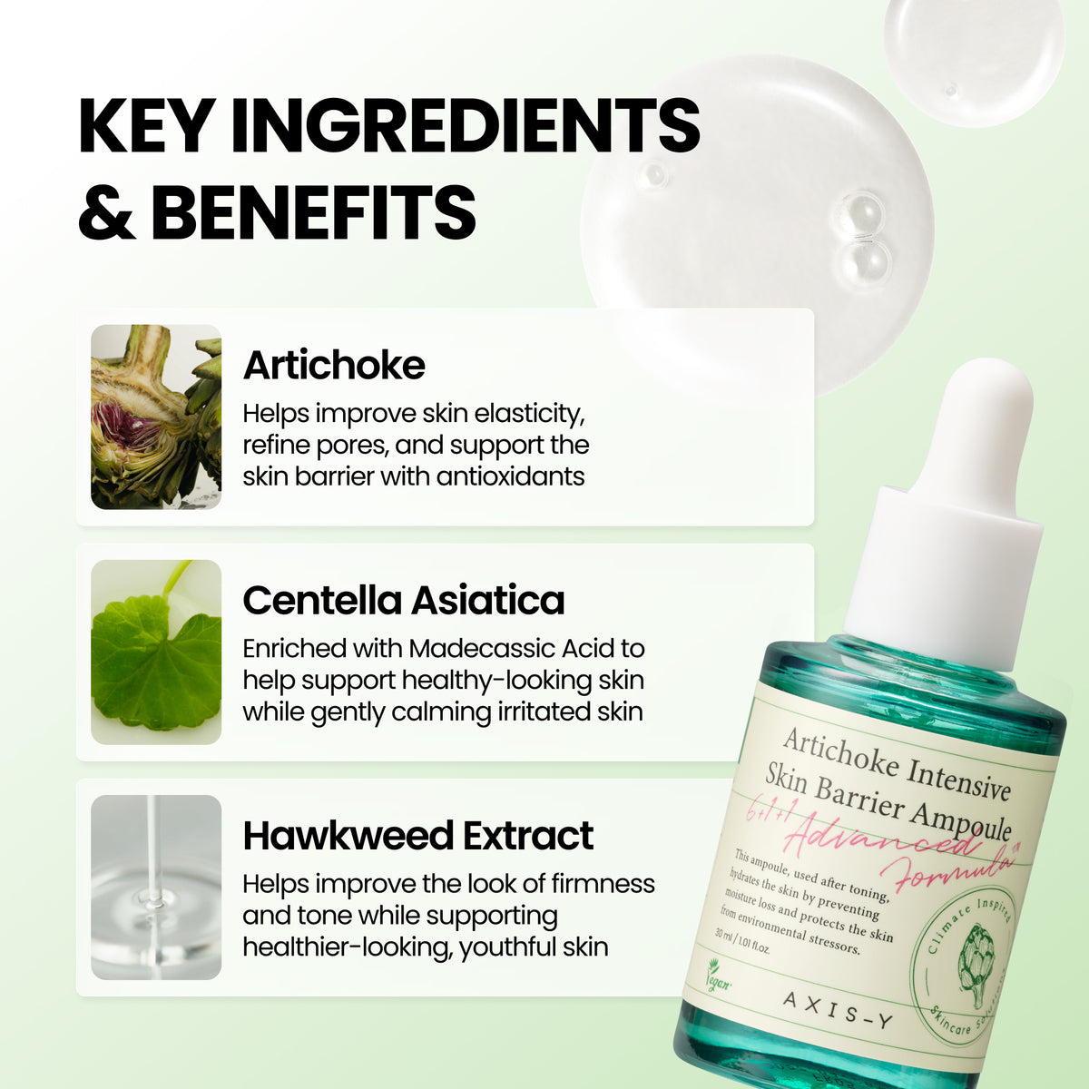 piyonna Artichoke Intensive Skin Barrier Ampoule 30ml Soins visage Sérum
