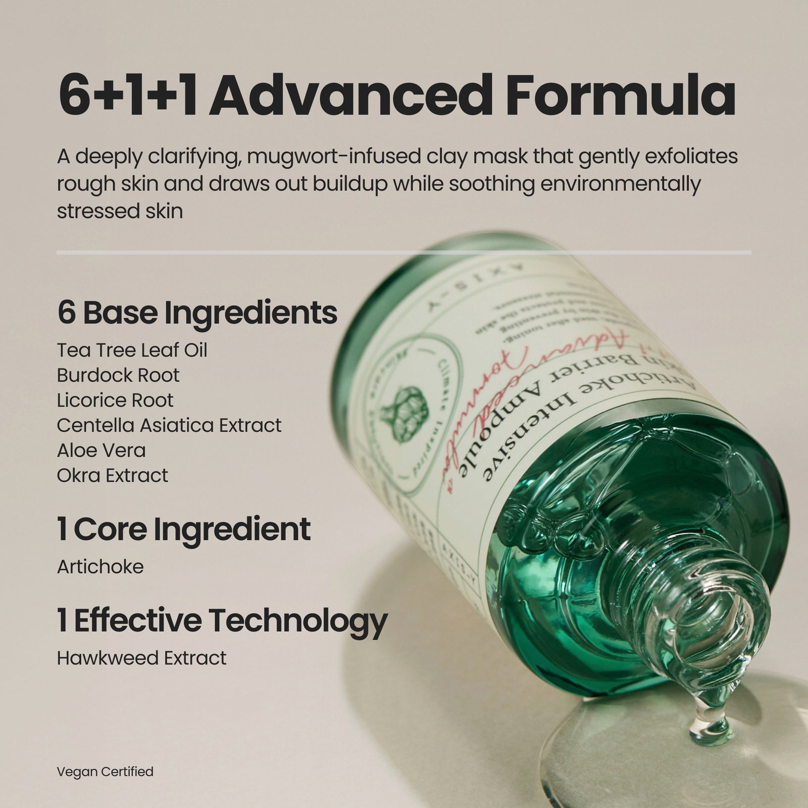 piyonna Artichoke Intensive Skin Barrier Ampoule 30ml Soins visage Sérum