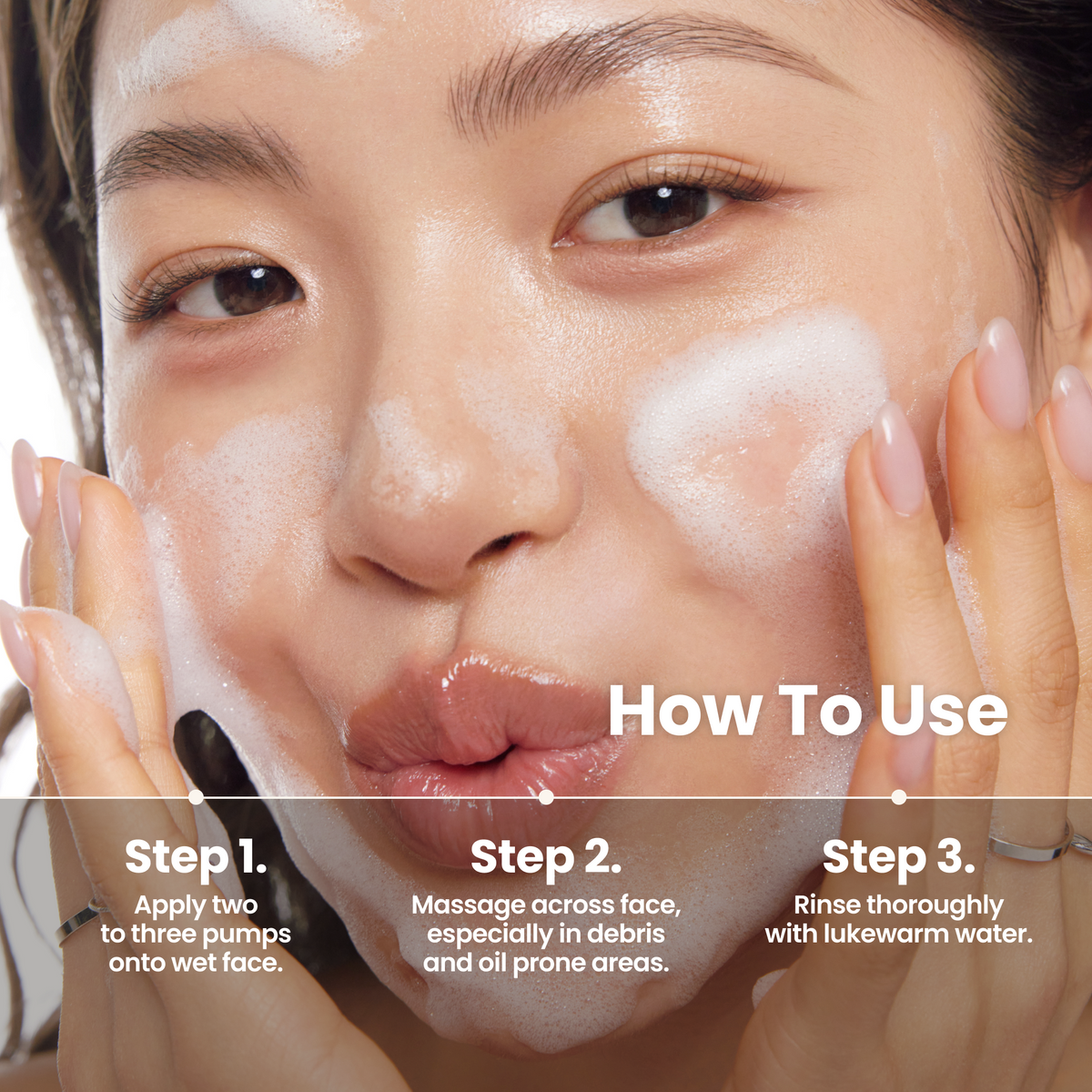 piyonna Quinoa One-Step Balanced Gel Cleanser 180ml Soins visage Démaquillage Mousse nettoyante