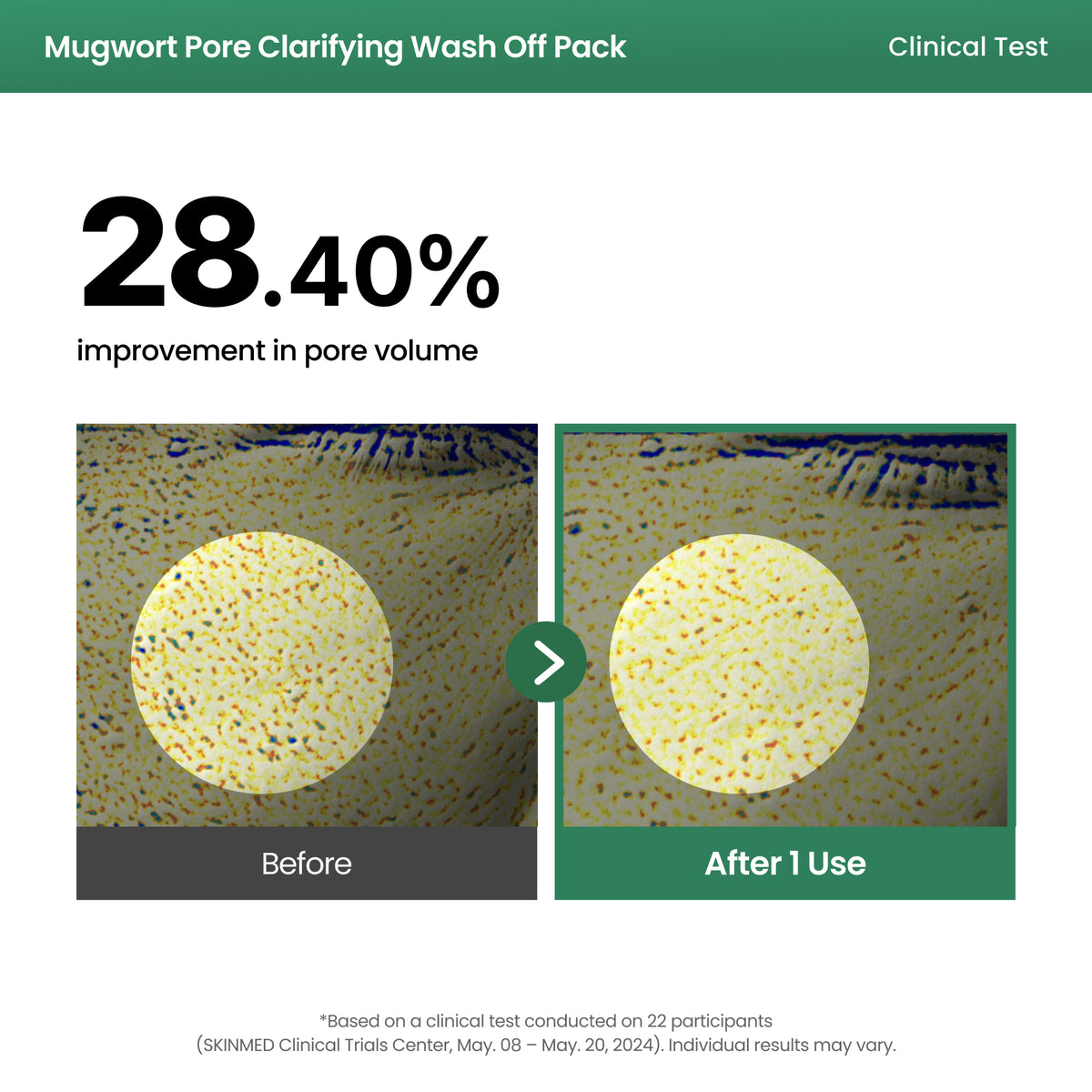 piyonna Mugwort Pore Clarifying Wash Off pack 100ml Masque Masque à rincer