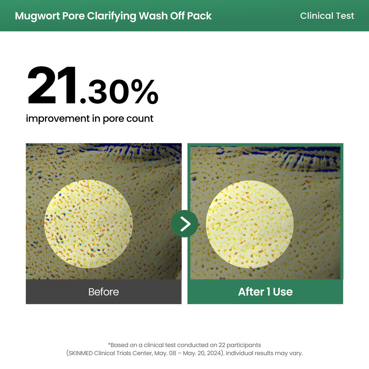 piyonna Mugwort Pore Clarifying Wash Off pack 100ml Masque Masque à rincer