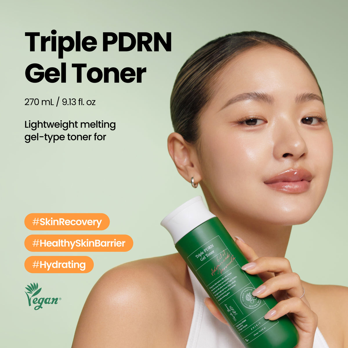 piyonna Triple PDRN Gel Toner Soins visage Toner Lotion tonique