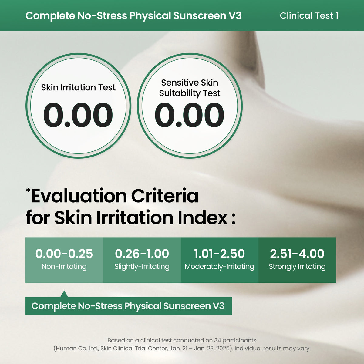 piyonna Complete No-Stress Physical Sunscreen V3 50ml Solaire Crème solaire