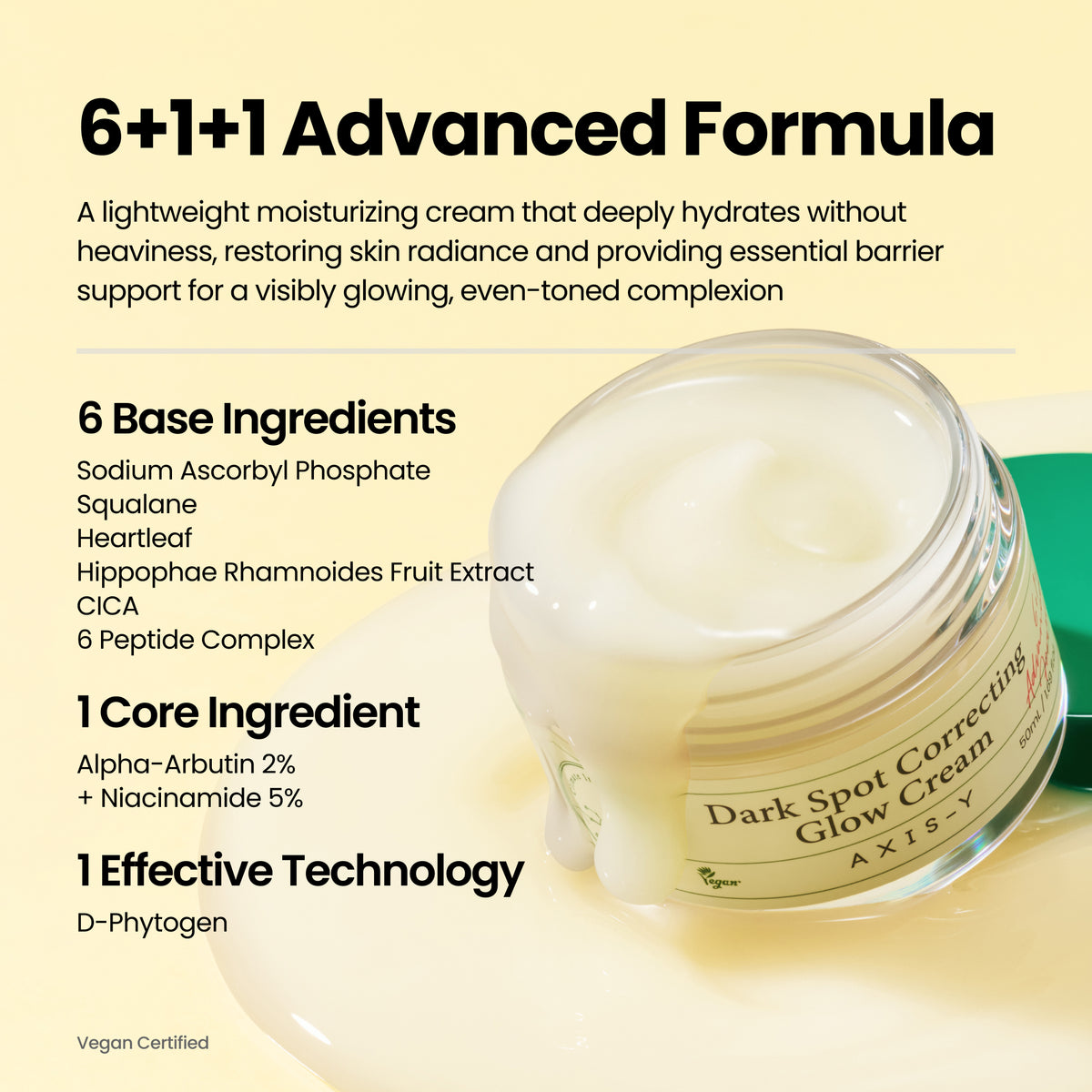 piyonna Dark Spot Correcting Glow Cream 50ml Face Care Cream