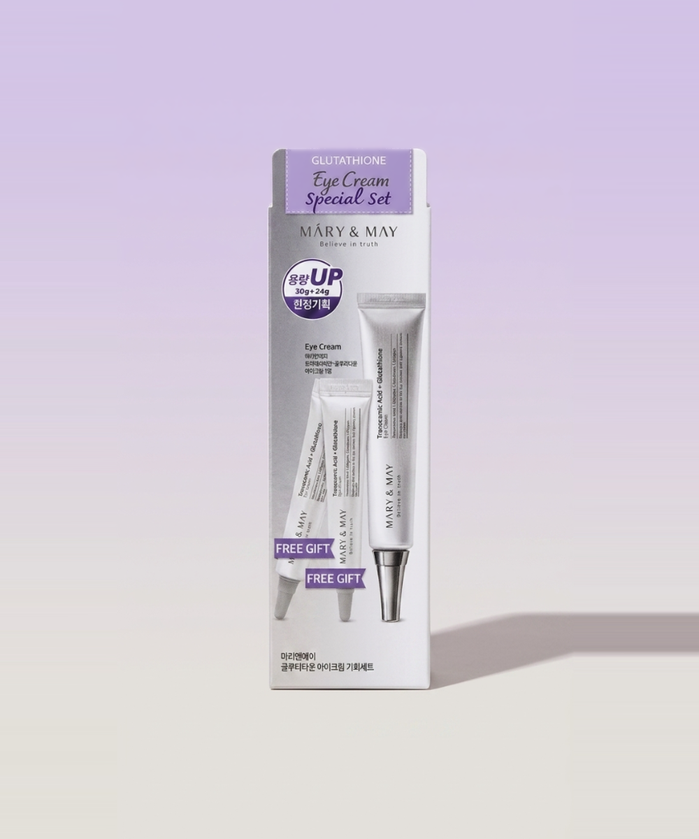 piyonna Mary&May Glutathione Eye Cream Special Set (30g+12g x2) Soins visage Soin des yeux