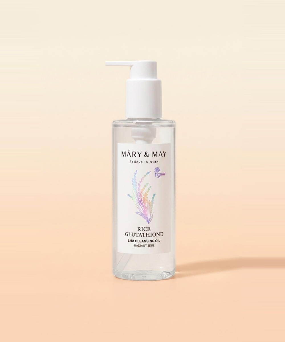 piyonna Mary&May Rice Glutathione LHA Cleansing Oil 200ml Soins visage Démaquillage Huile dém.
