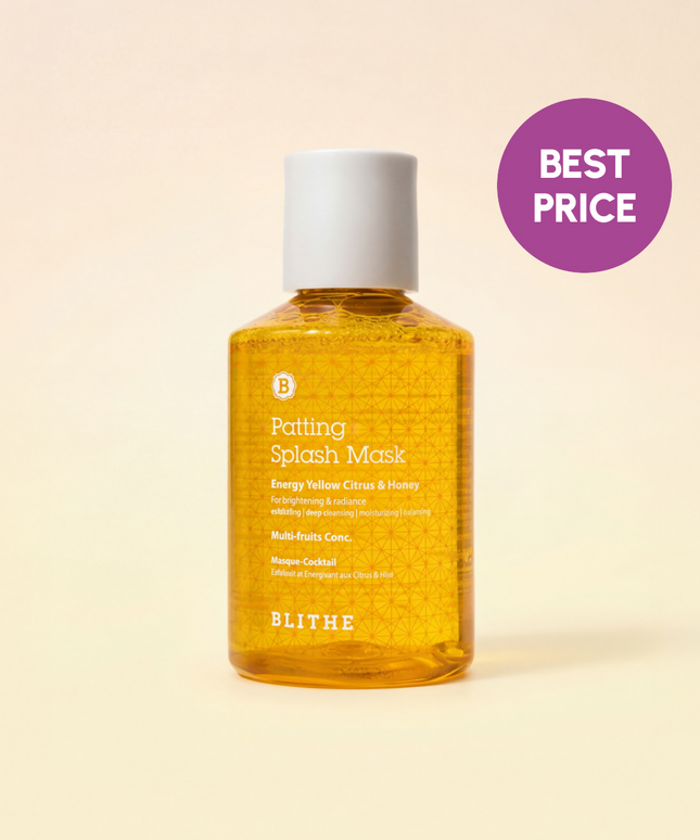 piyonna PATTING SPLASH MASK ENERGY YELLOW CITRUS & HONEY 150ml Masque Masque à rincer