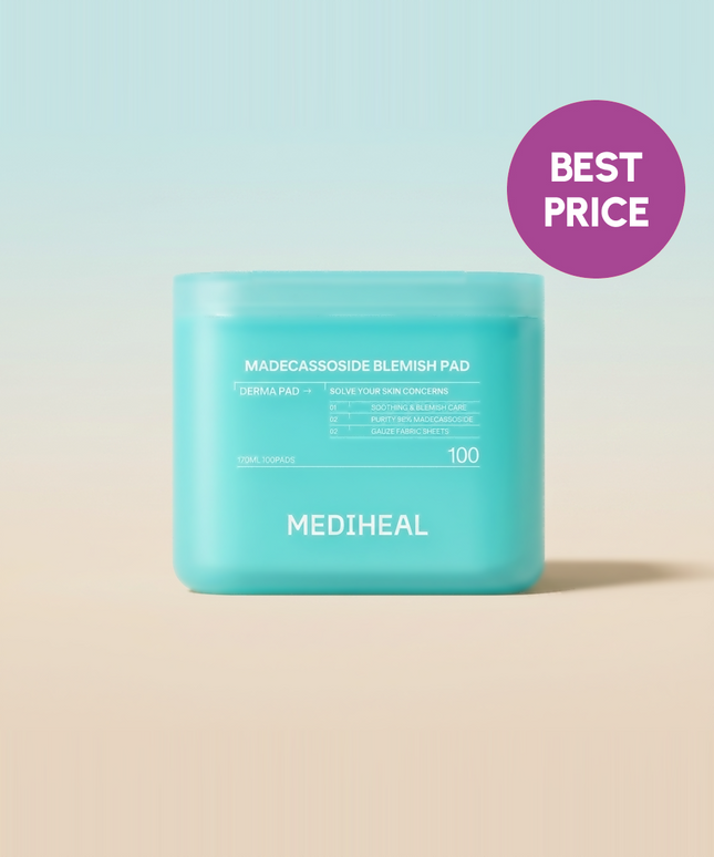 piyonna Madecassoside Blemish Pad Soins visage Toner Pads tonifiants