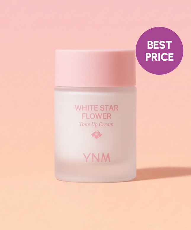 piyonna Vegan Tone Up YNM White Star Flower Tone Up Cream Maquillage Teint Crème BB CC