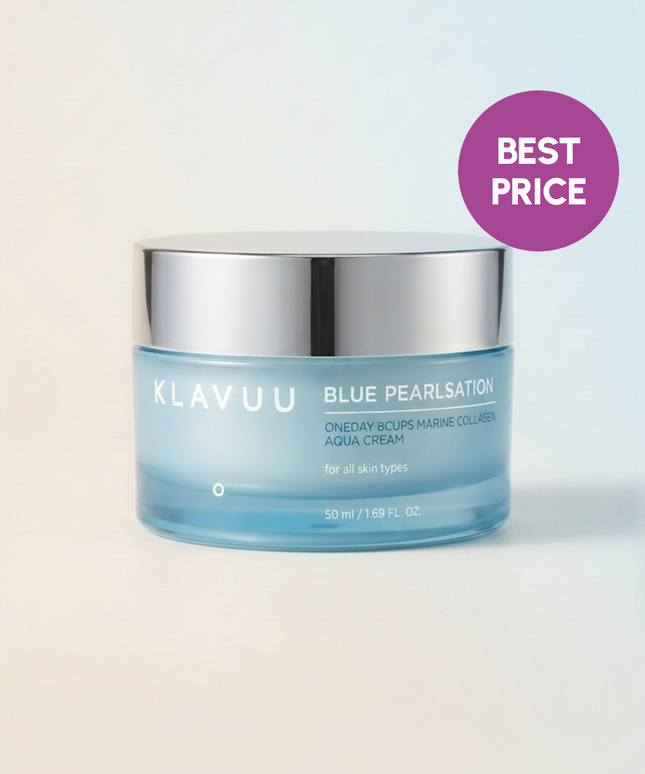 piyonna Blue Pearlsation Oneday Eightcups Marine Collagen Aqua Gel Cream 50ml Soins visage Crème
