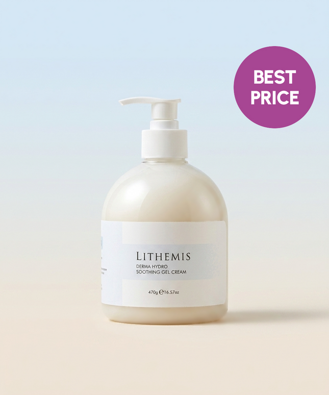 piyonna Lithemis Derma Hydro Soothing Gel Cream 470g Hydrating Face & Body Moisturizer Soins visage Crème