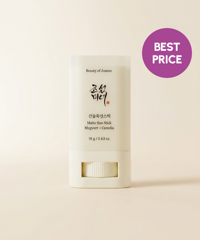 piyonna Matte Sun Stick: Mugwort + Camellia Solaire Stick solaire