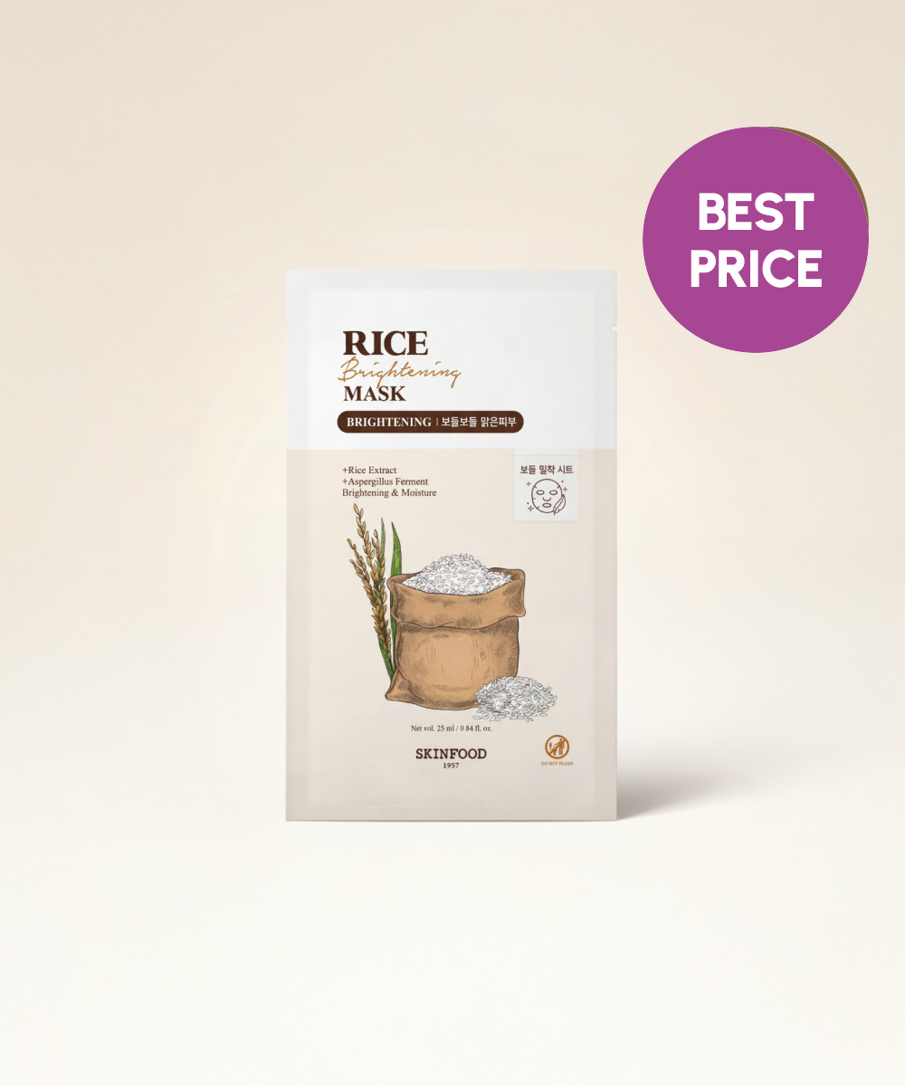 piyonna Masque Éclaircissant au Riz (10 pcs) Masque Masque visage