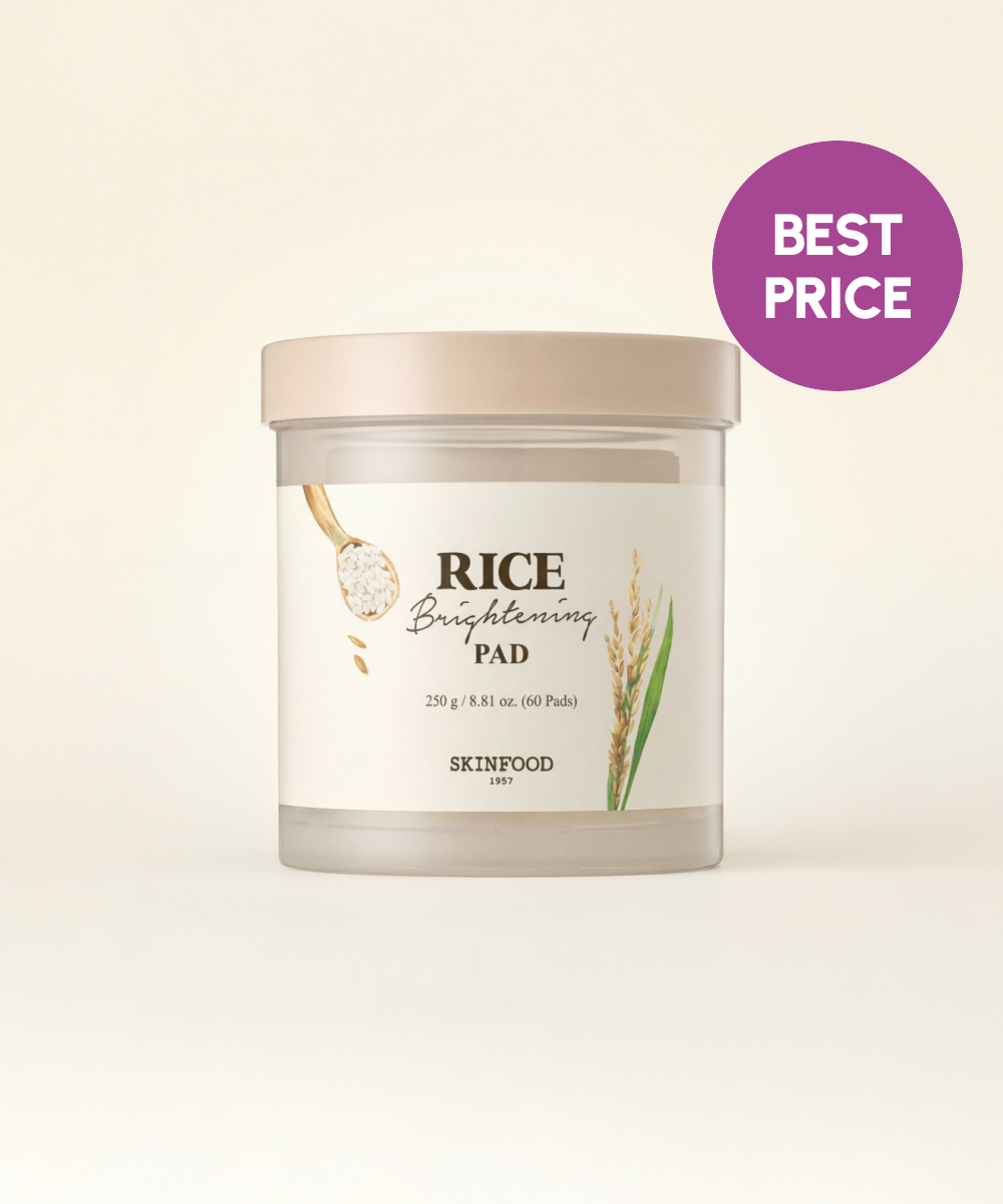 piyonna Disque éclat au riz Soins visage Toner Pads tonifiants