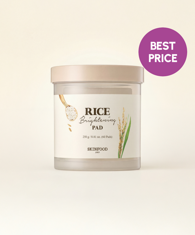 piyonna Rice Brightening Pad Face Care Toner Toner Pad