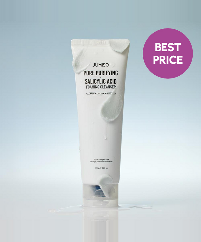piyonna La mousse nettoyante Pore Purifying Salicylic Acid Foaming Cleanser de JUMISO 120ml Soins visage Démaquillage Mousse nettoyante