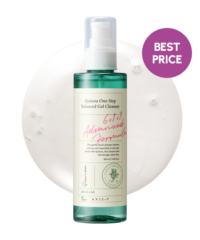 piyonna Quinoa One-Step Balanced Gel Cleanser 180ml Soins visage Démaquillage Mousse nettoyante