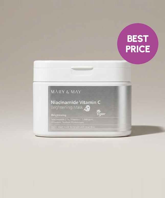 piyonna Masque éclat niacinamide & vitamine C (30Sheet) Masque Masque visage
