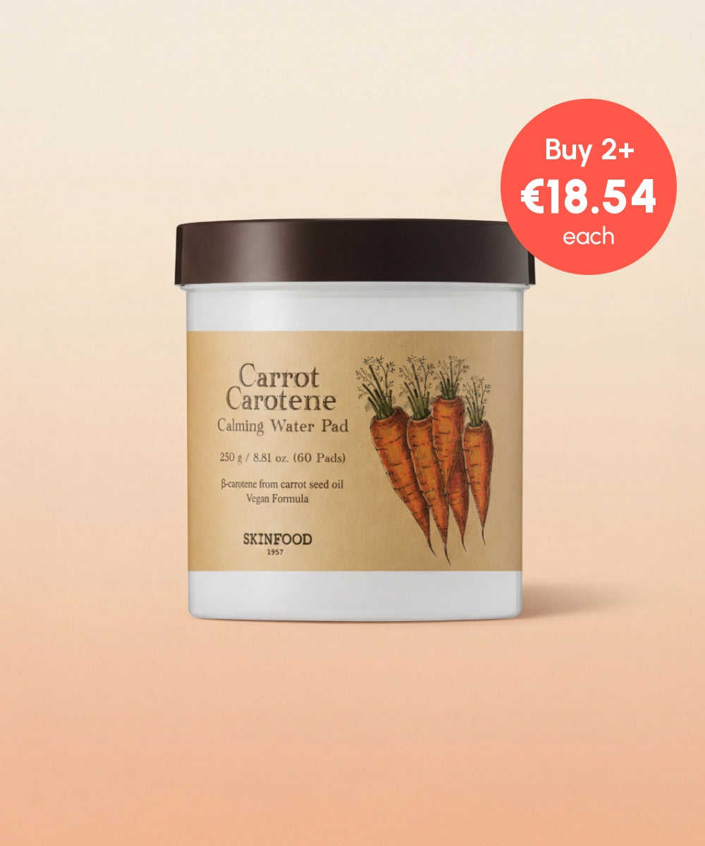 piyonna Disque apaisant à la carotte et au carotène Soins visage Toner Pads tonifiants