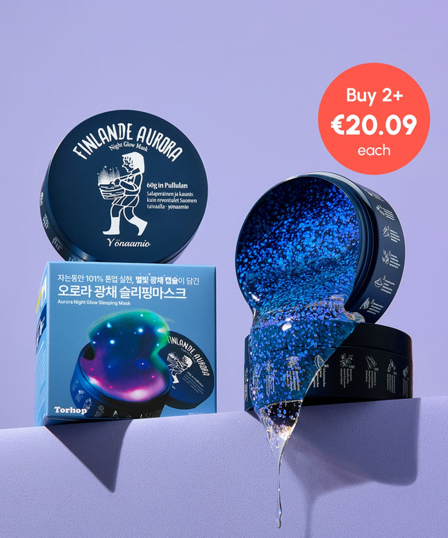 piyonna Finlande Aurora Night Glow Mask 60g Face Mask Sleeping Pack