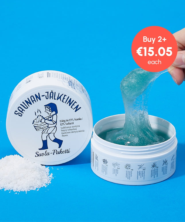 piyonna Saunan Heating Salt Mask 90g Face Mask Wash Off Mask