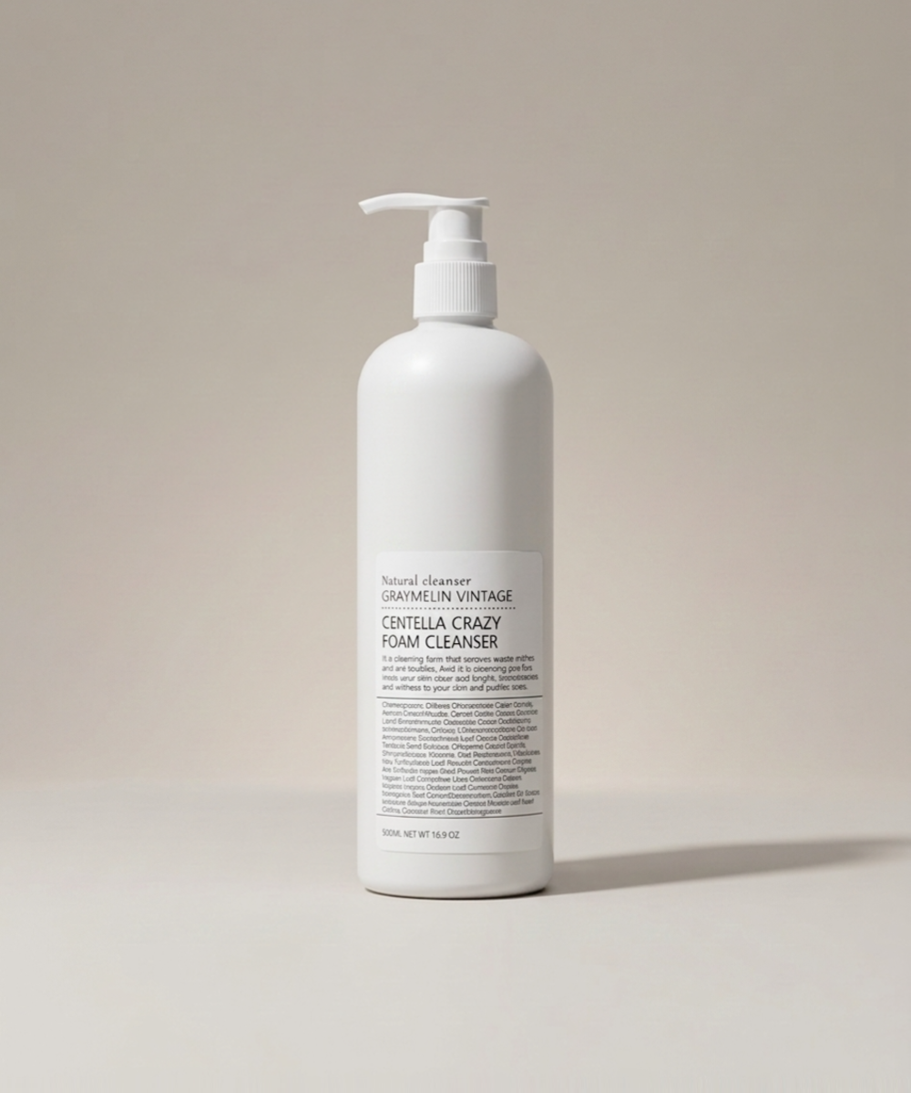 piyonna Crazy Cleansing Foam 500ml Soins visage Démaquillage Mousse nettoyante