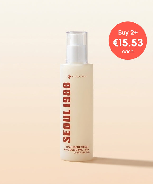 piyonna SEOUL 1988 Essence : Snail Mucin 97% + Rice Soins visage Sérum