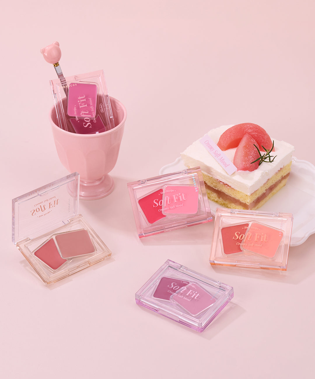 piyonna Soft Fitting Cream Blusher Makeup Blush & Contour Blush