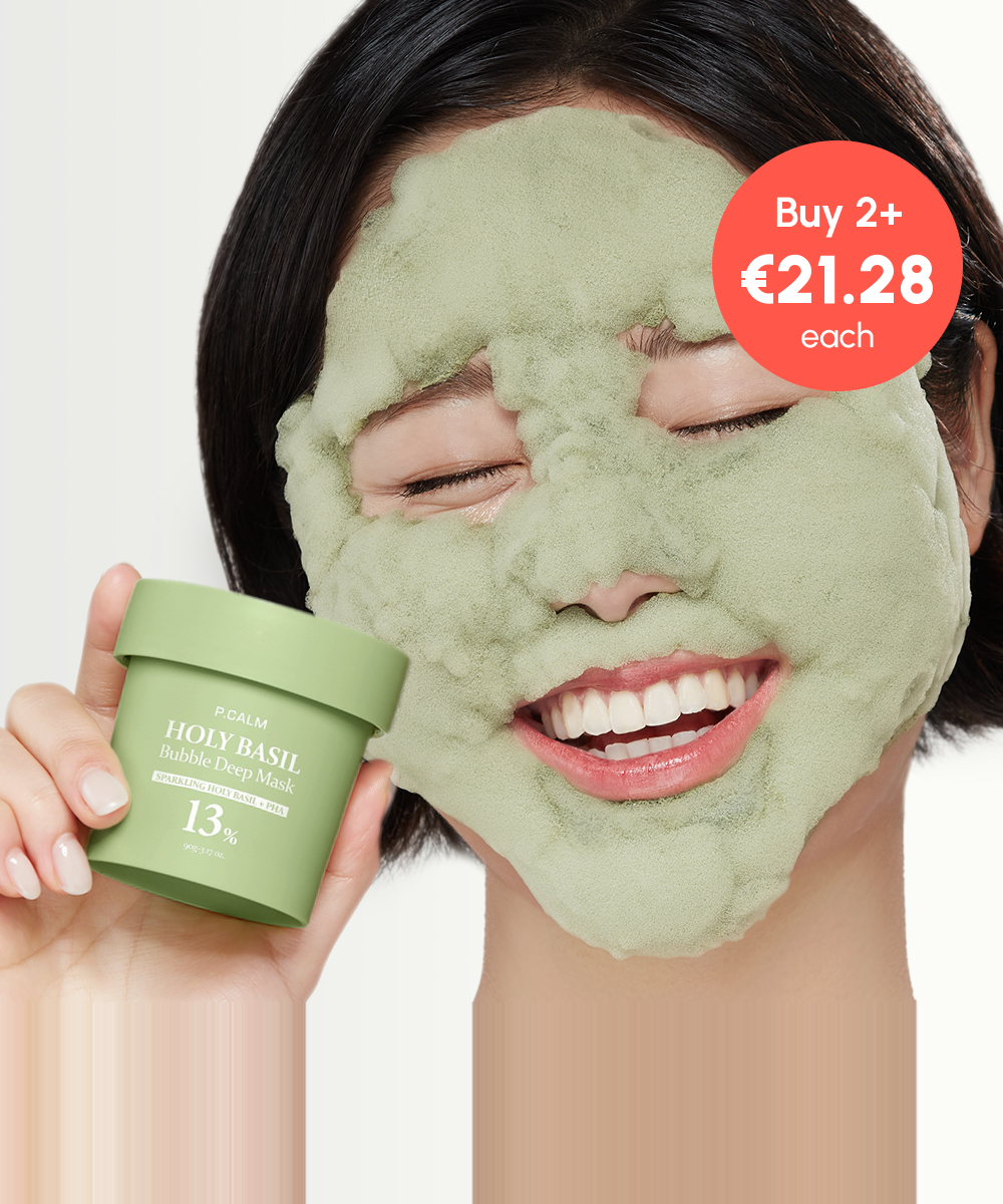 piyonna P.CALM HOLY BASIL Bubble Deep Mask Face Mask Wash Off Mask