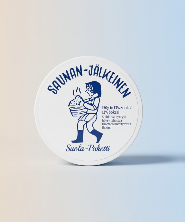 piyonna Saunan Heating Salt Mask 90g Face Mask Wash Off Mask