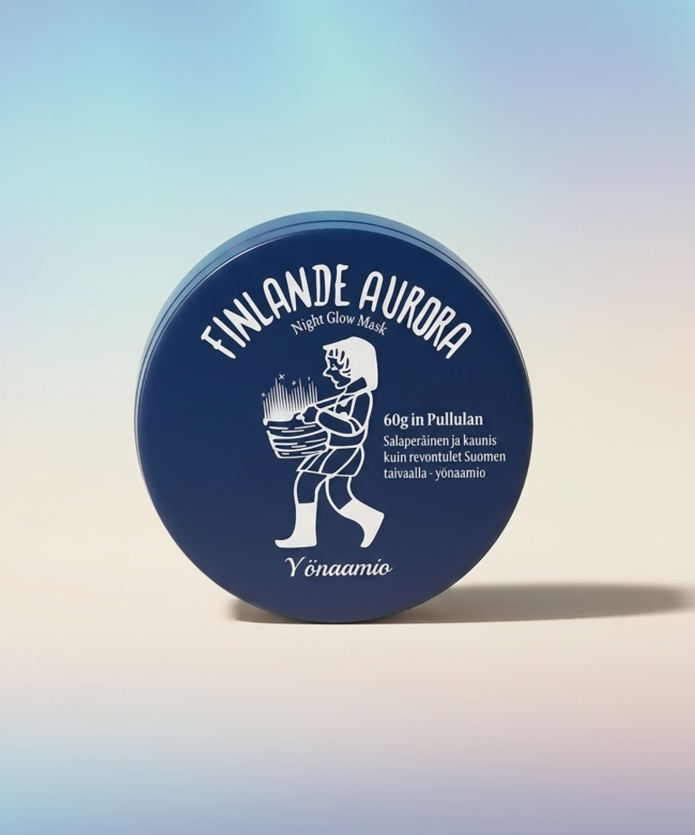 piyonna Finlande Aurora Night Glow Mask 60g Face Mask Sleeping Pack