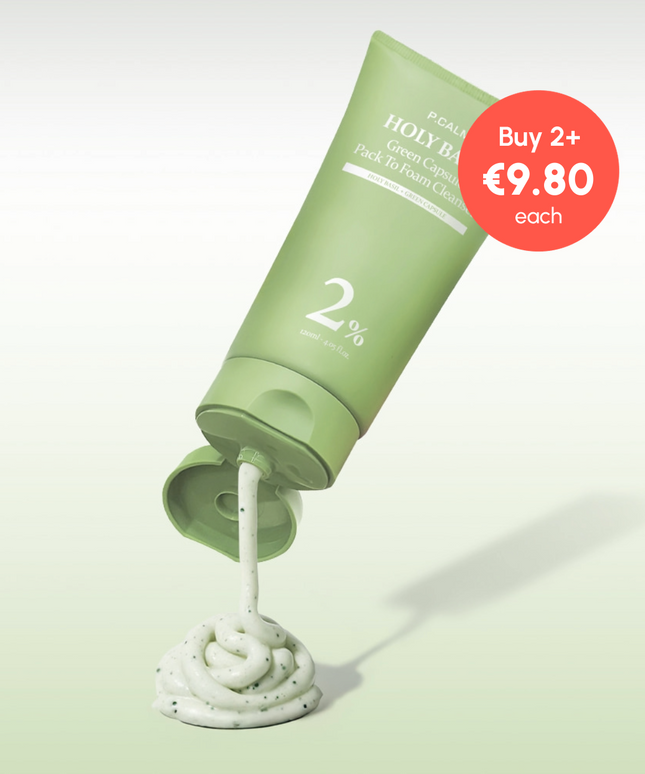 piyonna P.CALM HOLY BASIL GREEN CAPSULE PACK TO FOAM CLEANSER Face Care Cleanser Cleansing Foam