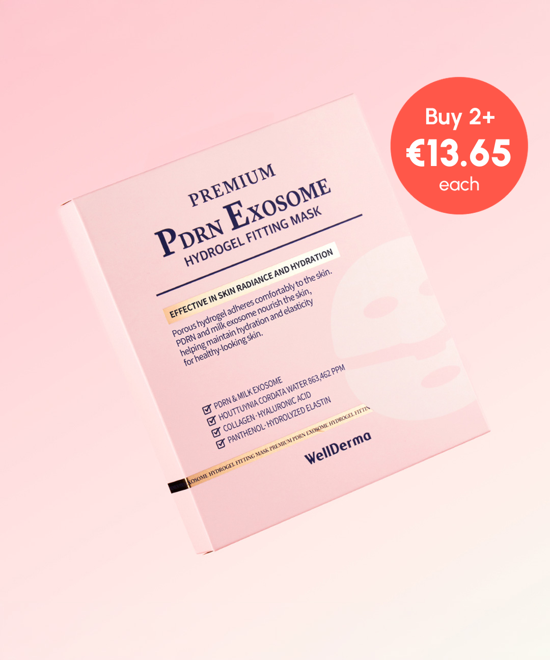 PDRN Exosome Fitting Gel Mask Pack (4EA) – PIYONNA
